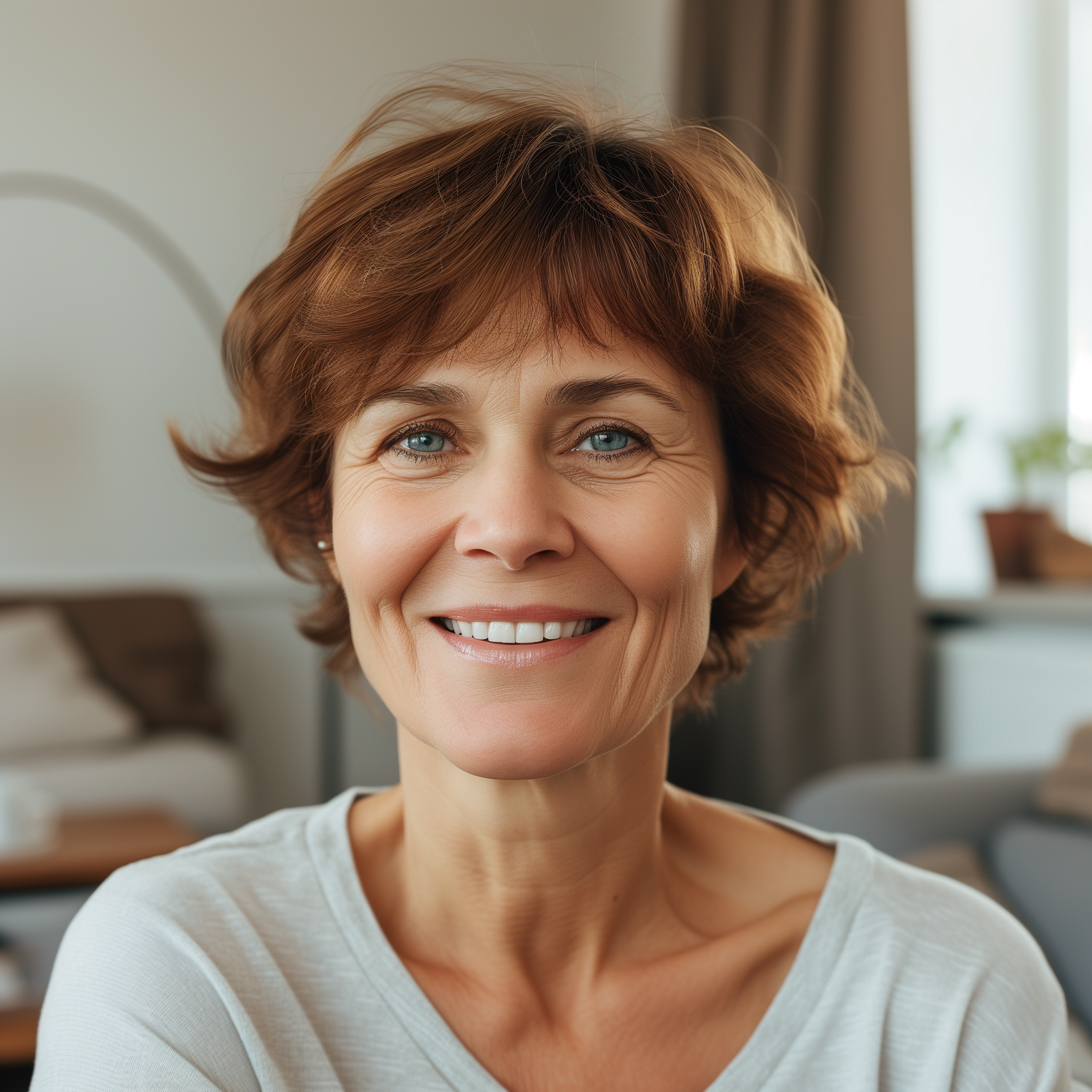 A close-up of a smiling woman | Source: Midjourney